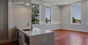 Apartment complex website design