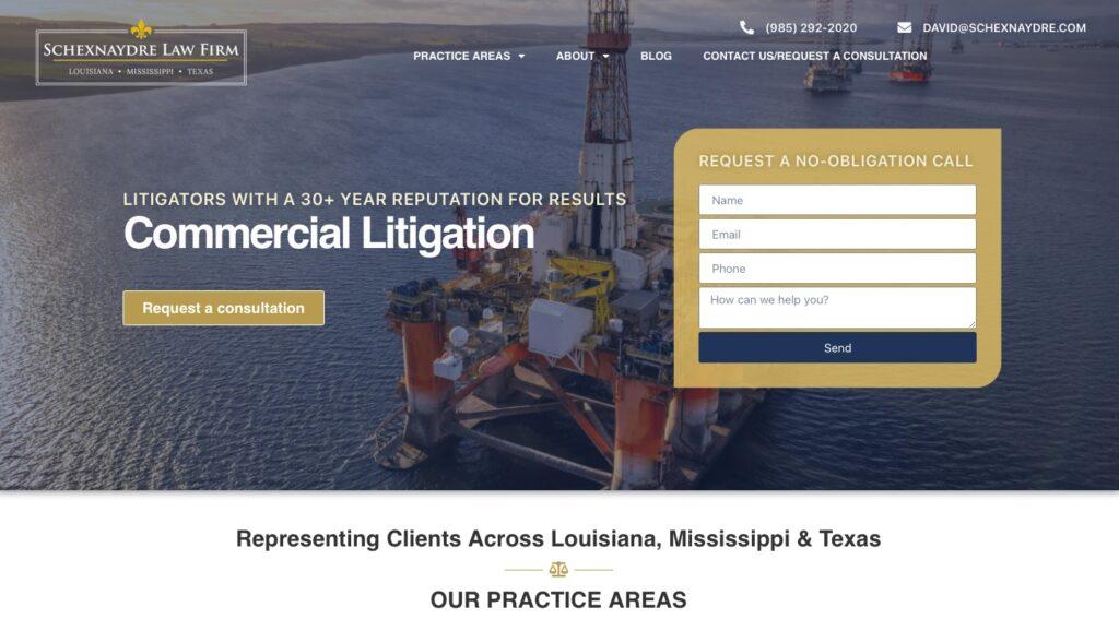 Law Firm Web Design - New Orleans Louisiana