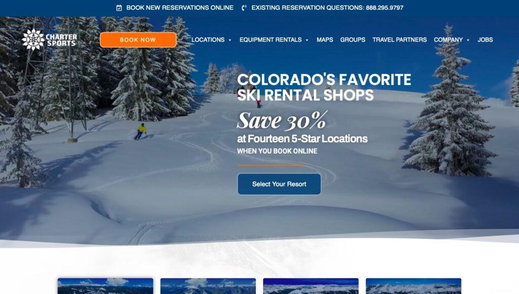 Ski Resort Website Design