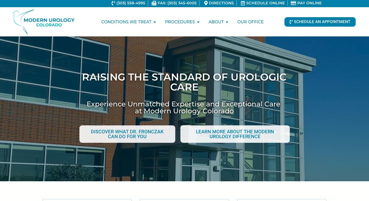 Physician Website Design - Urology