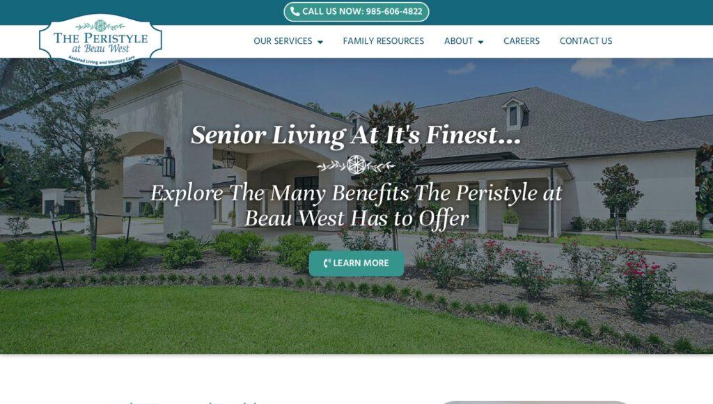 Assisted Living Senior Care Website Design