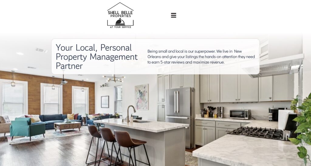 Property Management website design